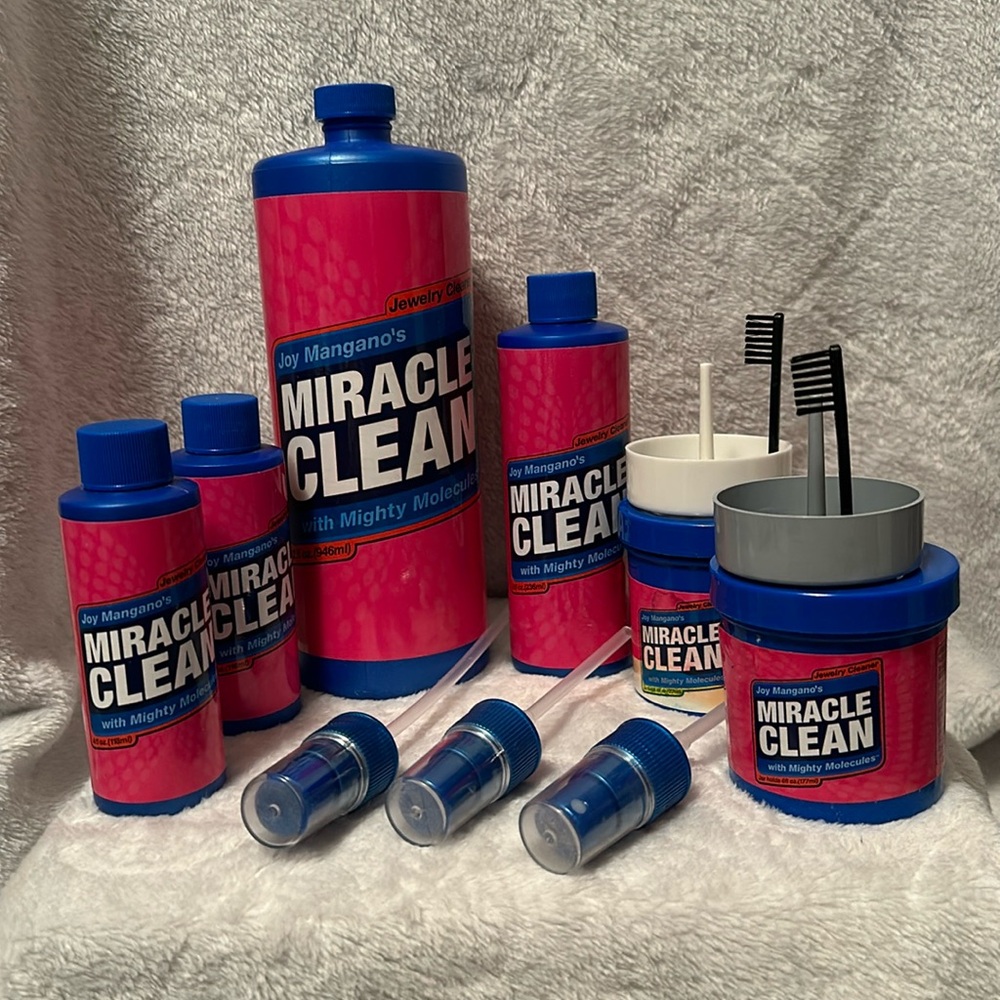 Miracle, clean jewelry cleaner kit.
